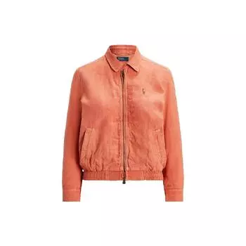Polo Ralph Lauren однотонная ветровка с квадратным воротником на молнии женская верхняя одежда оранжевый WMPOOTWN5A20046-200 XS