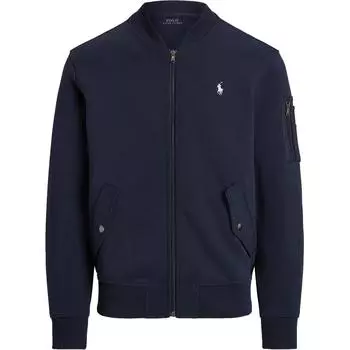 Polo Ralph Lauren однотонная вышитая куртка с длинным рукавом и карманом на молнии с логотипом Мужские куртки синего цвета MNPOKNI16822310-410 M