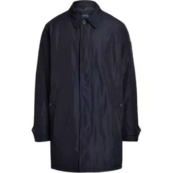 Polo Ralph Lauren Однотонное стеганое пальто с логотипом из длинного хлопка Мужские пальто Темно-синий MNPOOTW16020313-410 2XL