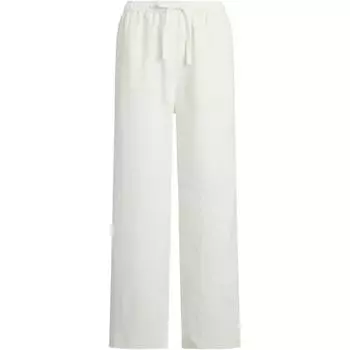 Polo Ralph Lauren Однотонные повседневные брюки прямого кроя на эластичном шнурке Женский низ Белый 211965022-001 S