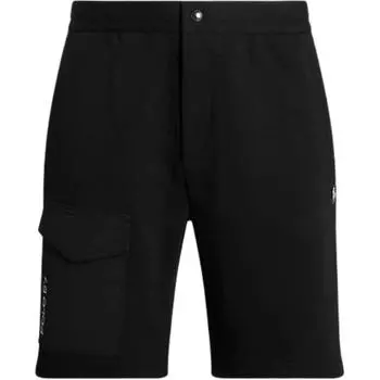 Polo Ralph Lauren однотонные прямые повседневные шорты с вышитым логотипом мужские шорты черные 710900912-001 M