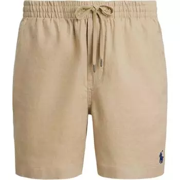 Polo Ralph Lauren Однотонные шорты-капри свободного кроя для мужчин, бежевые 710958586-002 S