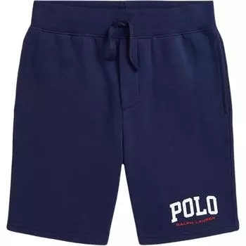 Polo Ralph Lauren Однотонные шорты с эластичной талией и логотипом-буквой, повседневные шорты для детей, темно-синие 323958164-001 XL