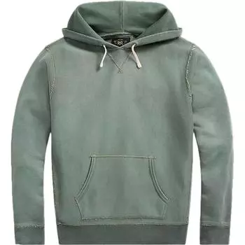 Polo Ralph Lauren Однотонный худи приталенного кроя с длинным рукавом для мужчин, зеленый MNRRKNI16820164-300 S