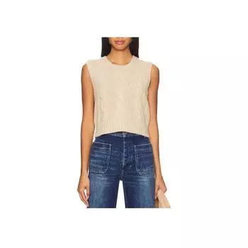 Polo Ralph Lauren Однотонный круглый вырез с коротким рукавом Трикотажный топ для женщин Овсянка 211941553-001 S