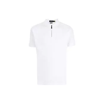 Polo Ralph Lauren Однотонный пуловер Прямой крой Футболка поло с коротким рукавом Мужские топы Белый 710842622-002 S