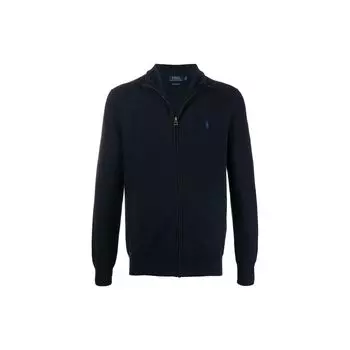 Polo Ralph Lauren однотонный свитер поло на молнии мужской свитер синий 710775872-001 XS