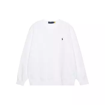 Polo Ralph Lauren однотонный вышитый логотип пуловер с длинным рукавом толстовка мужская толстовка белая 710766772-009 M