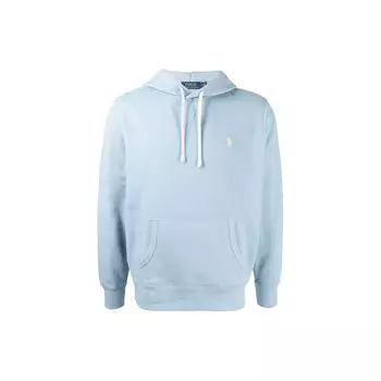 Polo Ralph Lauren однотонный вышитый логотип свободного кроя с длинным рукавом толстовка мужская толстовка небесно-голубой MNPOKNI16821310-400 XXL