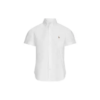 Polo Ralph Lauren Oxford Cloth Однотонная рубашка Женские рубашки Белые WMPOSHTNN820-034 M