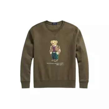 Polo Ralph Lauren Polo Bear флисовая толстовка мужская толстовка коричневая MNPOKNI16823-232