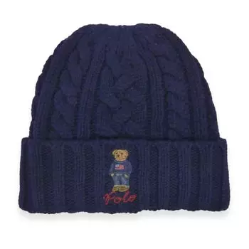 Polo Ralph Lauren Polo Bear Knit Cap PC1035 Navy Gift Present Men s Women s [Товар]