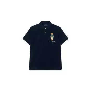Polo Ralph Lauren Polo Bear Pattern Straight Fit Короткий рукав Поло Рубашка Мужская Топы Темно-Синий MNPOKNI1N810712-B82 M