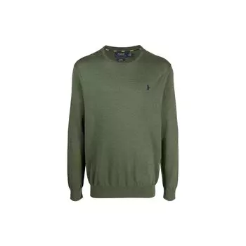 Polo Ralph Lauren Polo Pony вышитый свитер-пуловер мужской свитер зеленый 710744679-043 XS