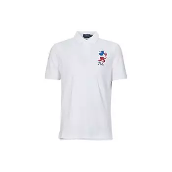 Polo Ralph Lauren Поло с вышивкой логотипа поло Мужские топы Белый 710934772-001 XL