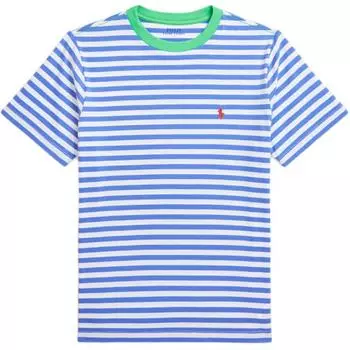 Поло Ralph Lauren Полосатая хлопковая трикотажная футболка Детские топы CWPOTSHY8021071-400 XL