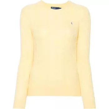 Polo Ralph Lauren Pony Pattern Knit Crew Neck Pullover свитер женский свитер желтый 211910421-025 XS