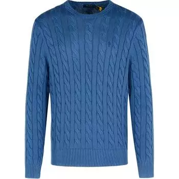 Polo Ralph Lauren Пуловер с круглым вырезом Мужской свитер Синий 710972300-001 M