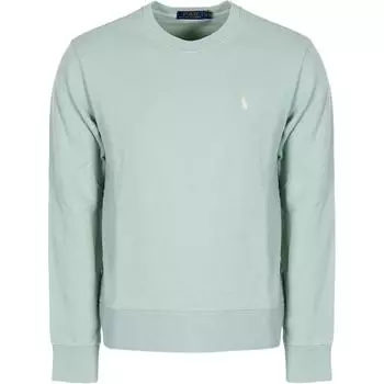 Polo Ralph Lauren Пуловер с круглым вырезом и вышитым логотипом, с длинными рукавами, мужской свитшот, зеленый 710916689-012 XL