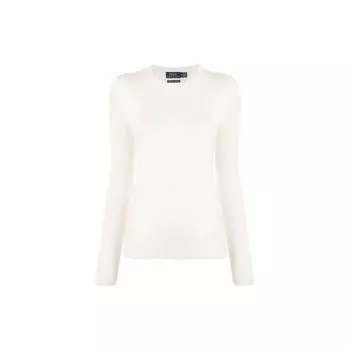 Polo Ralph Lauren ребристый свитер-пуловер женский свитер белый 211780391-007 S
