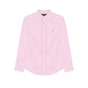 Polo Ralph Lauren Рубашка с длинным рукавом на пуговицах в полоску Детские рубашки Розовый 323862260-040 M