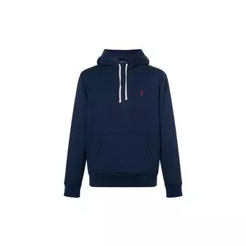 Polo Ralph Lauren с длинным рукавом RL флисовая толстовка с капюшоном круиз темно-синий мужской уличный стиль 710766778007 S