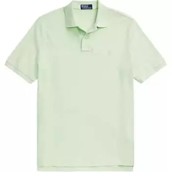 Polo Ralph Lauren Solid Fit рубашка поло с коротким рукавом мужская зеленая 710910898-003 S
