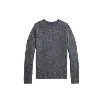 Polo Ralph Lauren Solid Logo Crew Neck Long Sleeve свитер мужской свитер серый MNPOSWE16821624-020 L