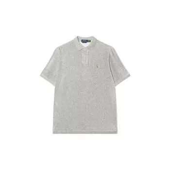 Polo Ralph Lauren Solid Logo Polo Shirt Men tops Серый 710909633-004 M