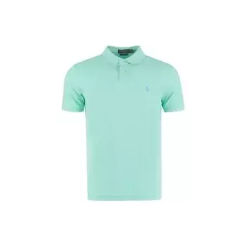 Polo Ralph Lauren Solid Logo Рубашка поло с коротким рукавом Мужская мятно-зеленая 710680784-274 XXL