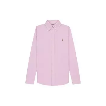 Polo Ralph Lauren Solid Oxford Slim Fit рубашка с длинным рукавом женские рубашки розовые 664427-002 M