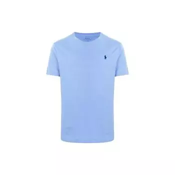 Polo Ralph Lauren Ss22 Логотип Вышитый Повседневный Круглый вырез Короткий рукав Футболка Мужские Футболки Синий 710671438-230 S