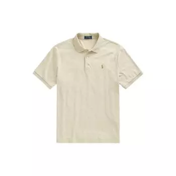 Polo Ralph Lauren SS22 Логотип Вышитый Slim Fit Хлопок Короткий Рукав Поло Рубашки Мужские Поло Коричневые MNPOKNI1N821412-250 XL