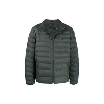 Polo Ralph Lauren SS22 Логотип Вышитый Стоячий Воротник Куртка Мужская Куртки Серый 710810897-011 M