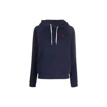 Polo Ralph Lauren SS22 Логотип Вышитый Толстовка Женские Толстовки Темно-Синий 211794394_F004 S