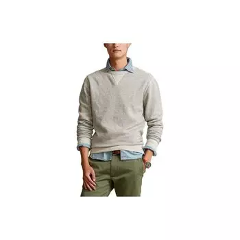 Polo Ralph Lauren SS22 однотонная толстовка с длинным рукавом мужская толстовка серая 710850864002 XS