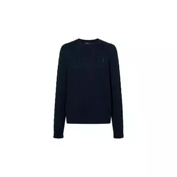 Polo Ralph Lauren SS22 однотонный вязаный свитер с круглым вырезом, мужской свитер, синий MNPOSWE16810058-B82 XS
