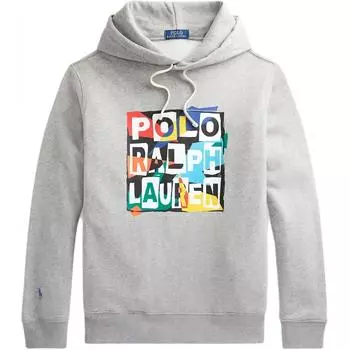 Polo Ralph Lauren Ss22 с капюшоном Pony Logo флисовая толстовка мужская серая 710868912002 XS