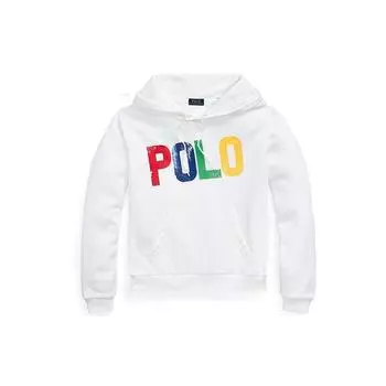 Polo Ralph Lauren SS22 Solid Logo флисовая толстовка женская толстовка белая WMPOKNINFB20216-100 XS