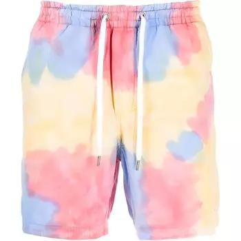 Polo Ralph Lauren SS22 Tie-Dye Print Drawstring Shorts Men Shorts Multicolor 710864911-001 2XL