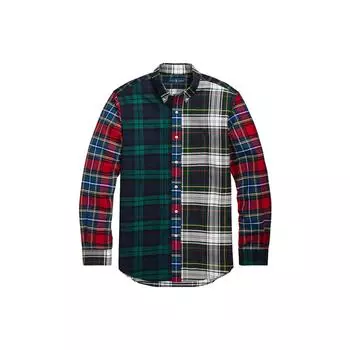 Polo Ralph Lauren SS23 клетчатая рубашка на пуговицах с длинным рукавом мужские рубашки многоцветные 710858682-001 L
