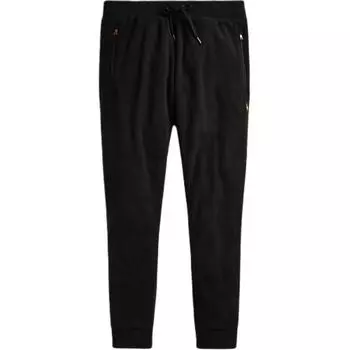 Polo Ralph Lauren SS23 Коллекция Лунный Новый год Однотонные трикотажные брюки для бега на шнуровке Мужские брюки черного цвета MNPOPNT1BQ20185-001 XS