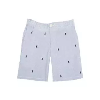 Polo Ralph Lauren Ss23 Мальчики Полосатый Анималистичный Узор Повседневные Шорты Детские шорты Синий 323791763-001 XL