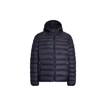 Polo Ralph Lauren Ss23 однотонная куртка с вышитым логотипом и длинными рукавами, с капюшоном, мужские куртки, темно-синие 710829156-002 XL