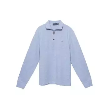 Polo Ralph Lauren Ss23 однотонная мужская толстовка с вышитым логотипом на молнии, синяя 710857073-008 XXL
