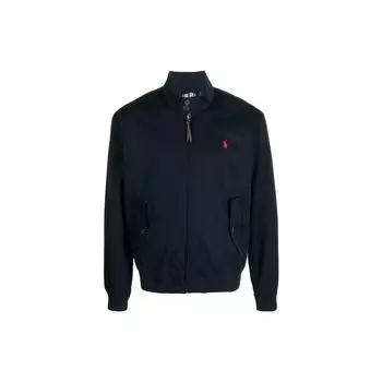 Polo Ralph Lauren SS23 однотонная повседневная куртка с вышитым логотипом Мужские куртки темно-синего цвета 710911790-003 S