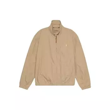 Polo Ralph Lauren Ss23 однотонная вышитая куртка-поло с логотипом, мужские куртки цвета хаки 710704084-027 M