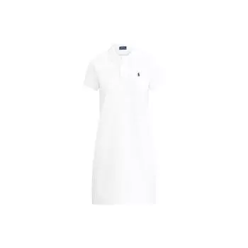 Polo Ralph Lauren SS23 однотонное вышитое платье без рукавов женские платья белые WMPODRSNN820092-100 L