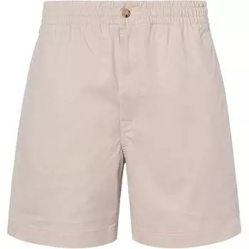 Polo Ralph Lauren SS23 однотонные прямые повседневные шорты с эластичной талией мужские шорты цвета слоновой кости 710644995-002 S