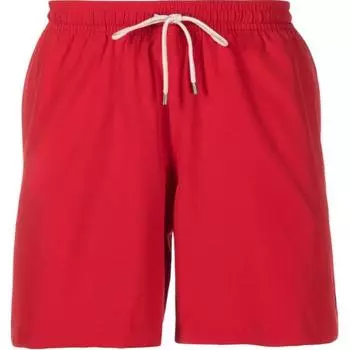 Polo Ralph Lauren Ss23 Однотонные шорты с принтом логотипа зауженного кроя эластичные мужские шорты красные 710907255-005 M